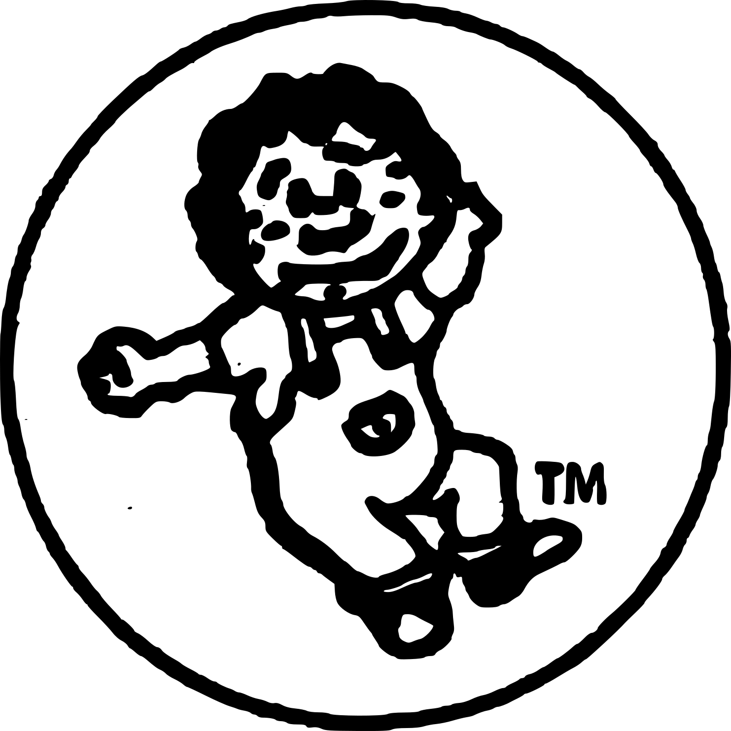 black and transparent ccfd logo
